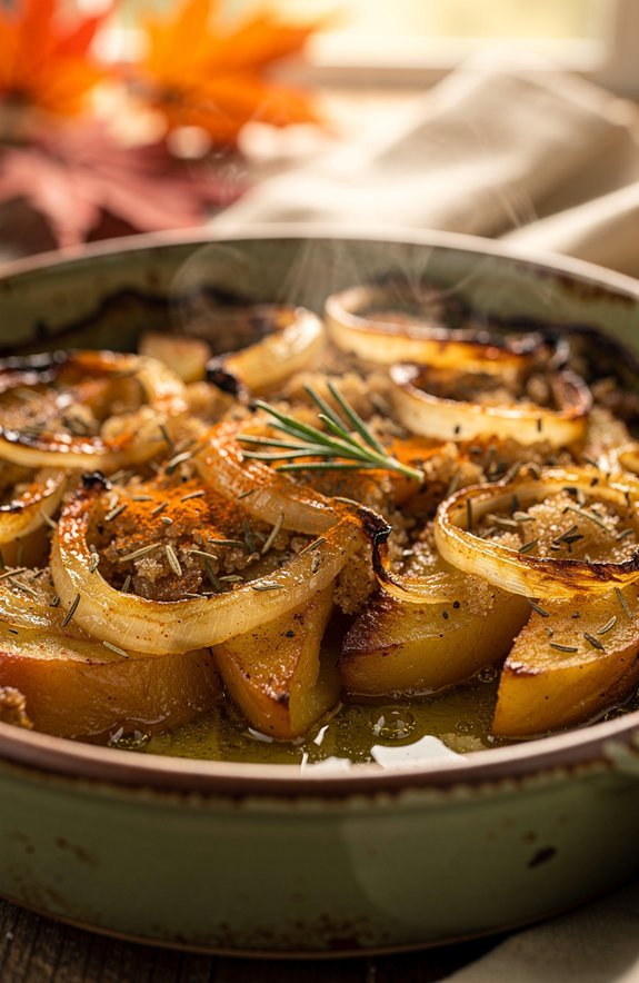 autumn apple oat crumble