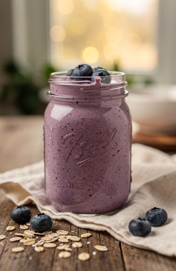 blueberry oat smoothie recipe