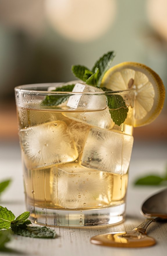 calm ginger lemon herbal tea