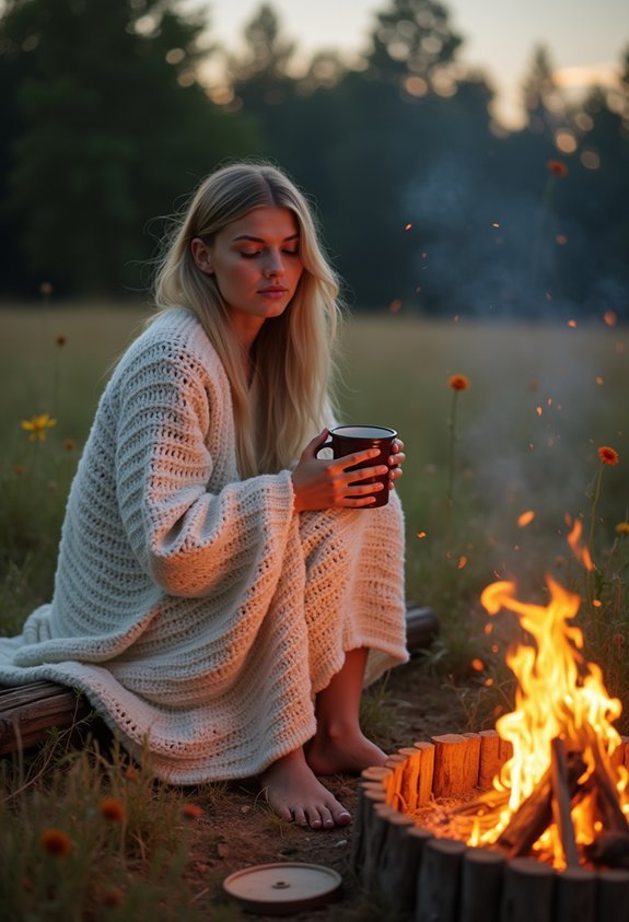 campfire mindfulness and connection