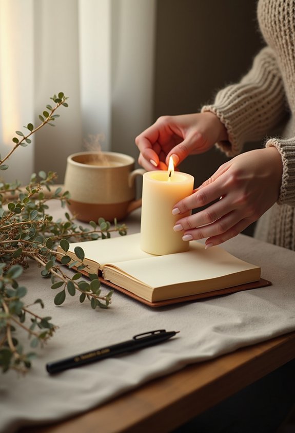 candlelight intention setting ritual
