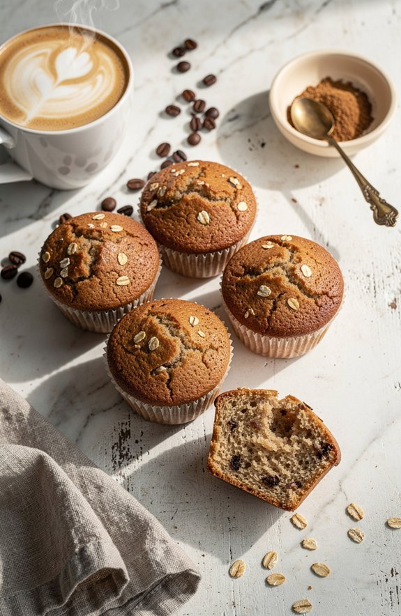 cappuccino flavored soft muffins