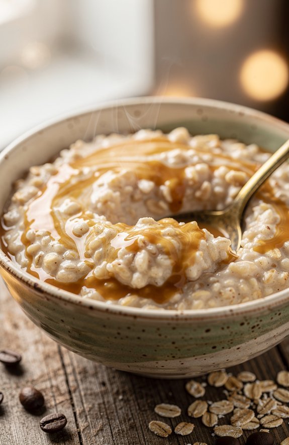 caramel latte oatmeal delight