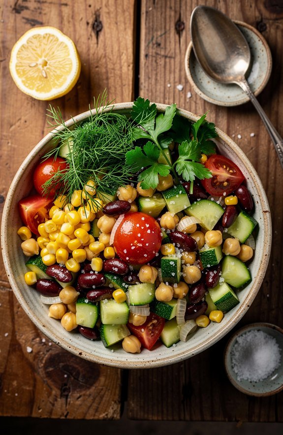 chickpea salad for nourishment