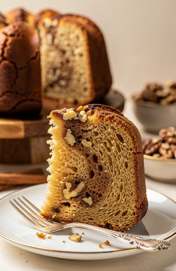 coffee cinnamon swirl cake