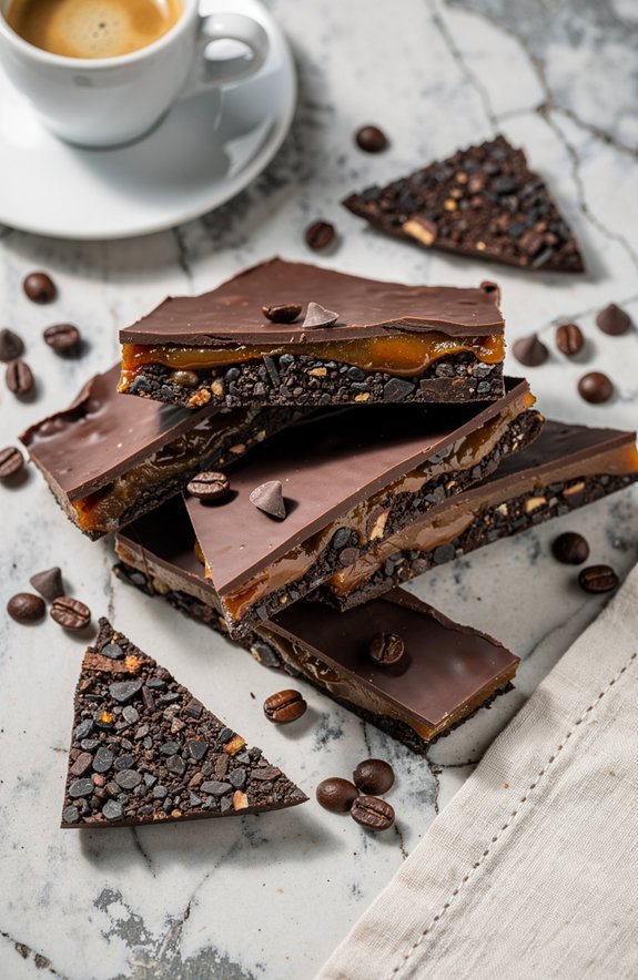 coffee infused creamy dessert cups