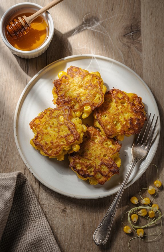 comforting corn fritters recipe