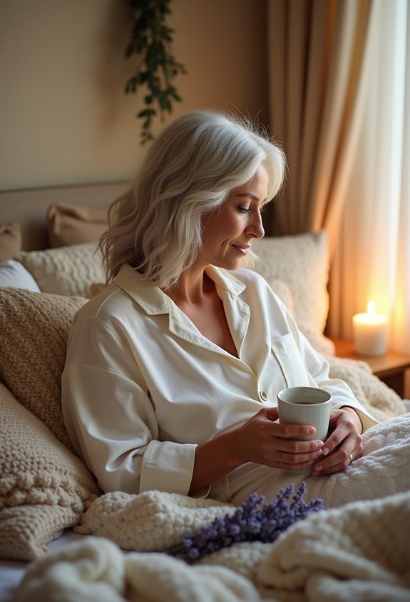 cozy evening wind down rituals