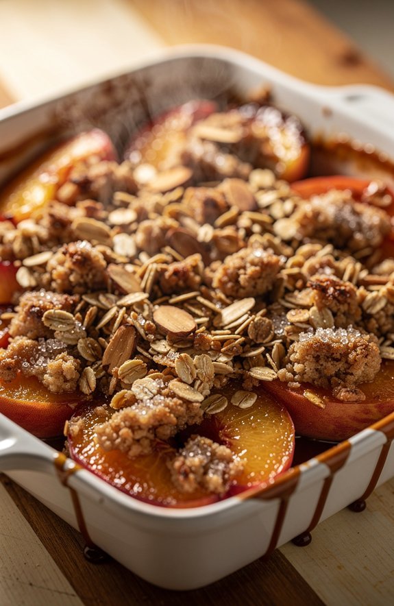 cozy nectarine crisp recipe