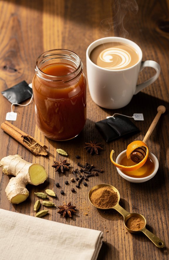 cozy spiced chai cake