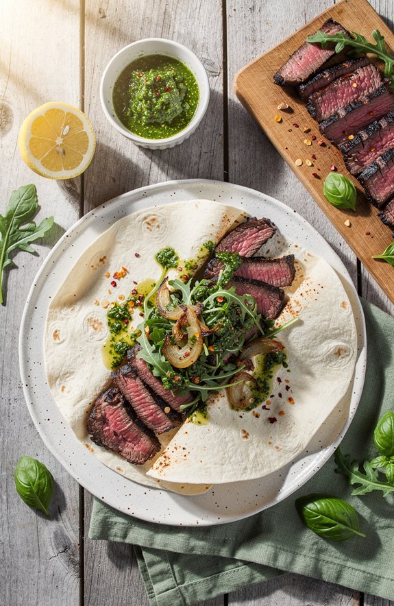 cozy summer chicken wraps