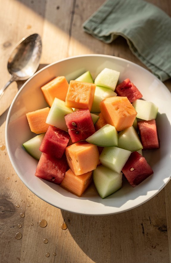 cozy summer fruit salad