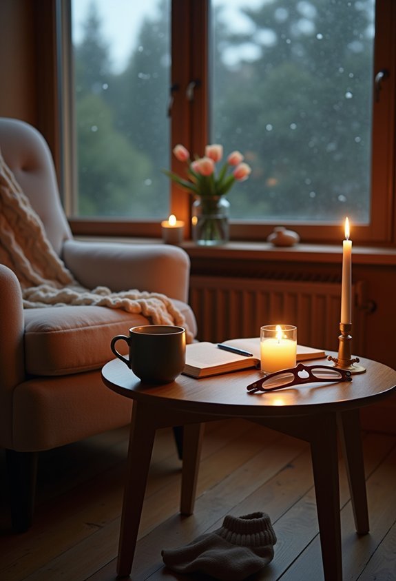 cozy sunday evening ritual