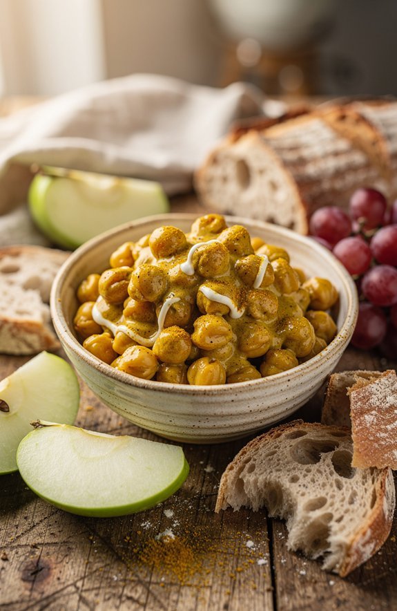 creamy curry chickpeas delight