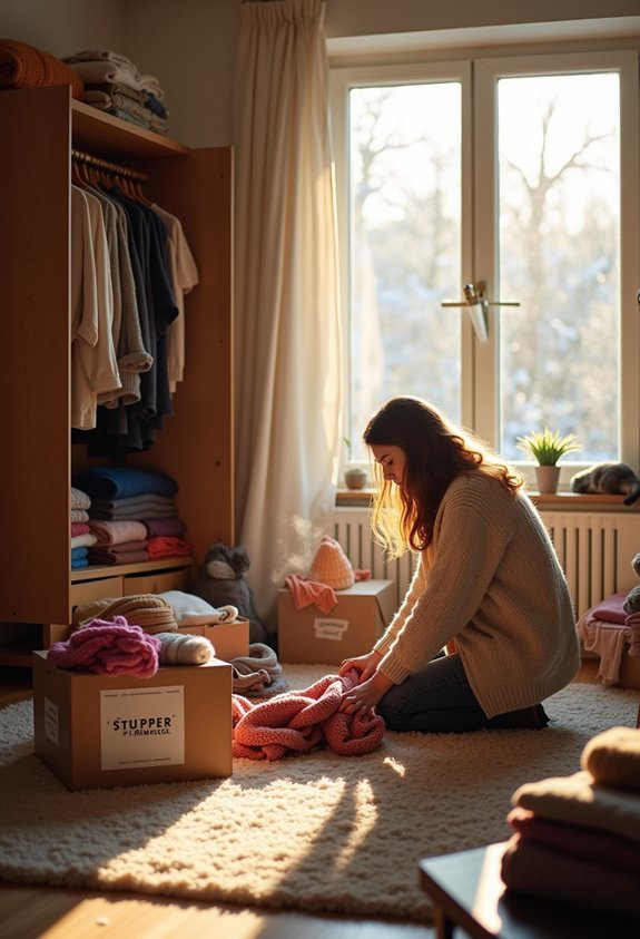 declutter and donate warmth