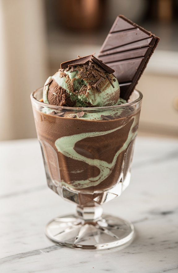 easy mocha mint creation