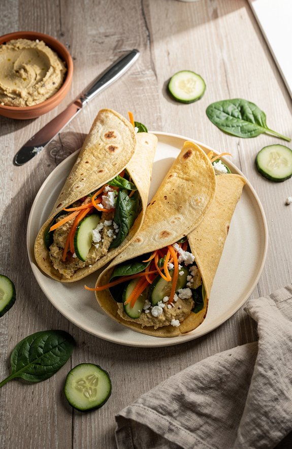 easy summer meal wraps