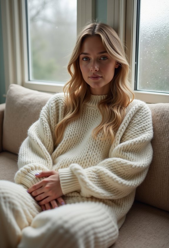 effortless oversized luxury pullover