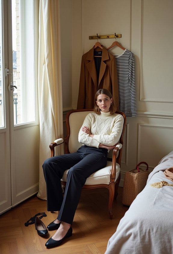 elegant black trousers versatility