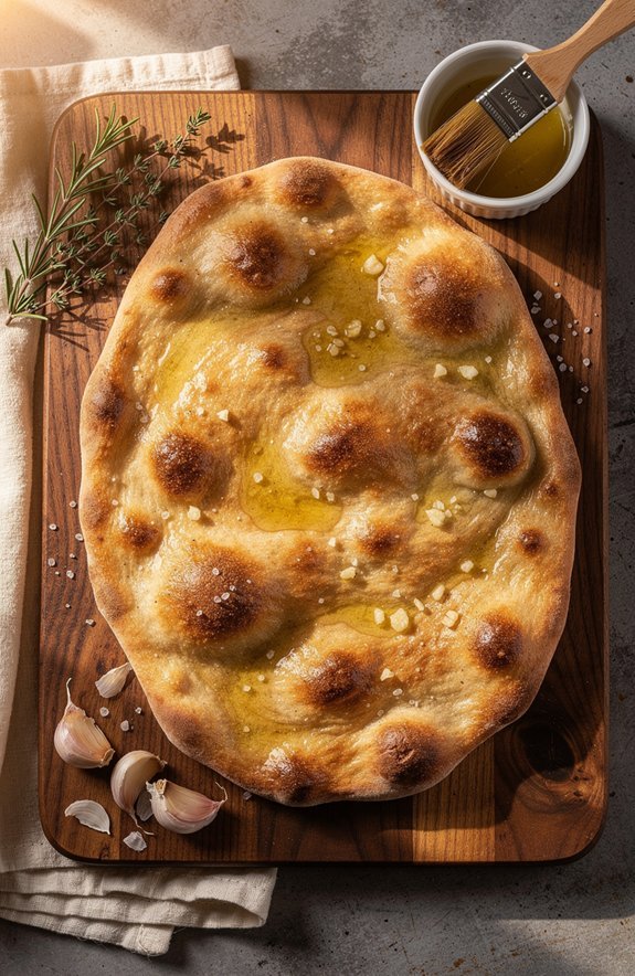 garlic butter flatbread recipe