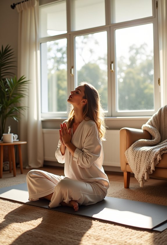 gentle at home yoga session