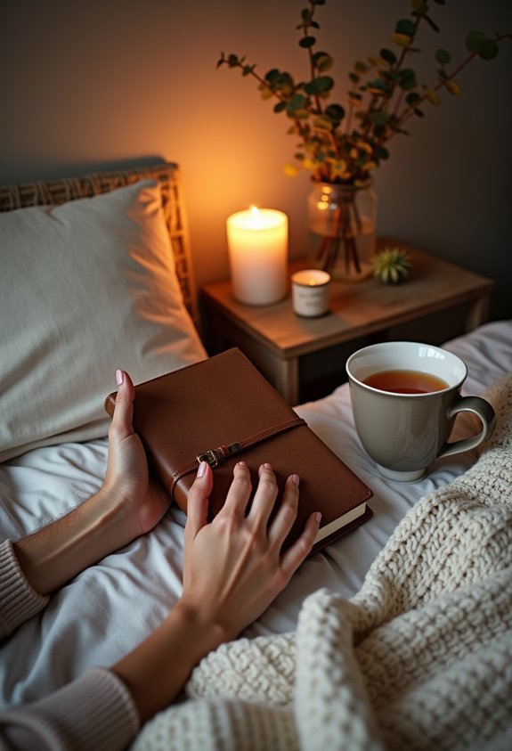 gratitude practice before sleep