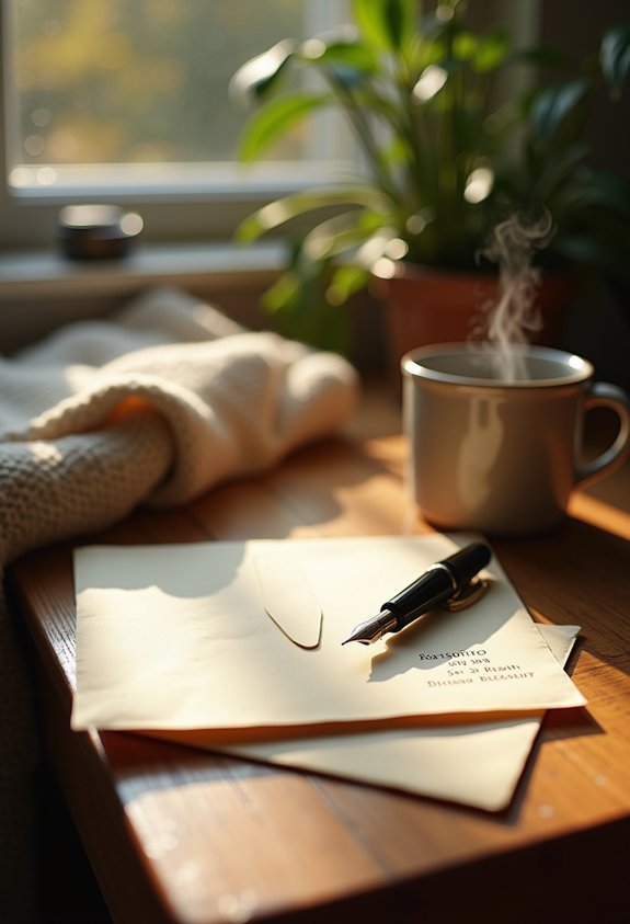 handwritten letters to loved ones