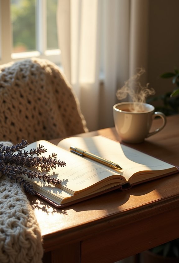 intentions through journaling practice