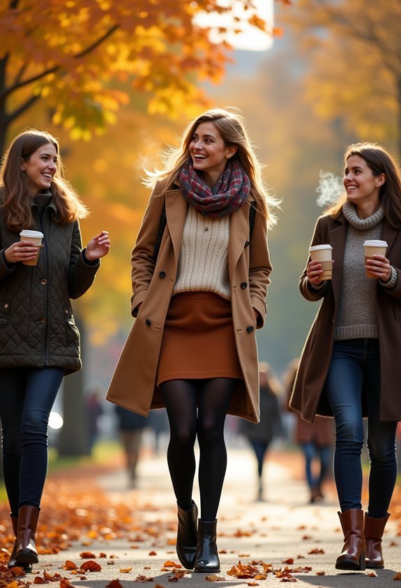 layered outfits for autumn