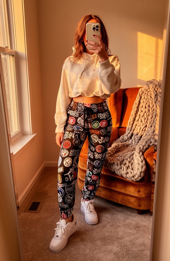 logo joggers street style