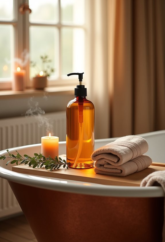 luxurious hydrating body wash