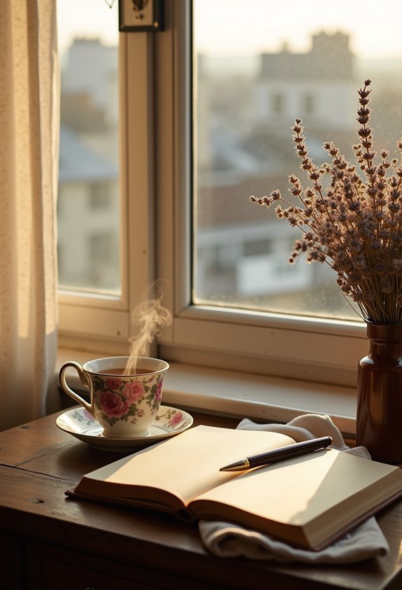 mindful journaling and letter writing