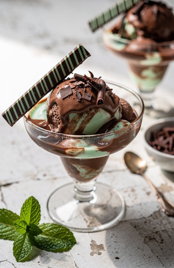 minty mocha chocolate delight