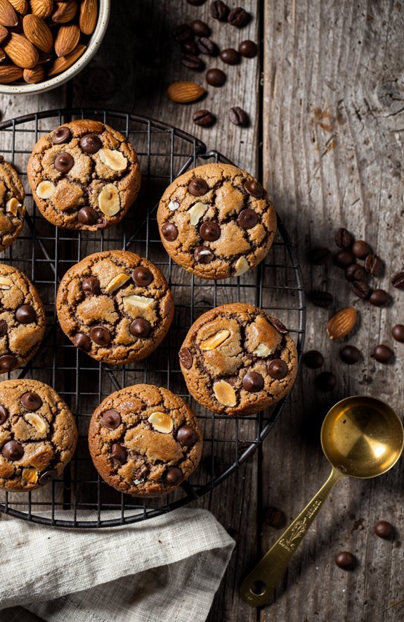 mocha almond chocolate cookies