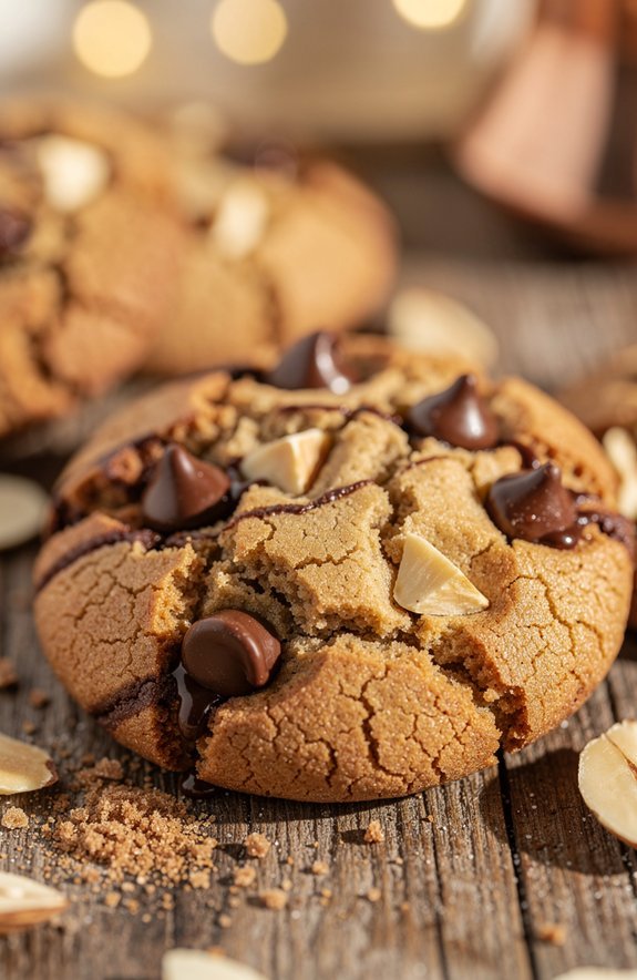 mocha almond cookies recipe