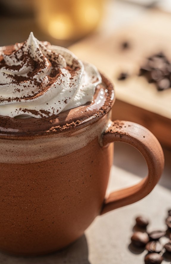 mocha banana muffin preparation