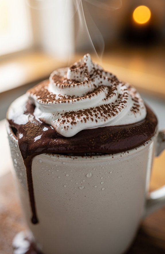 mocha zucchini muffin preparation