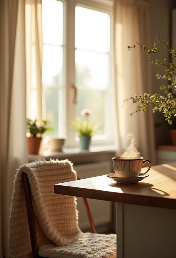 morning calm before chaos