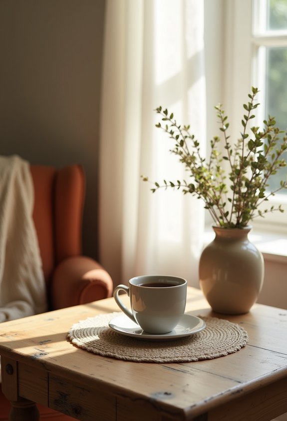 morning coffee in silence