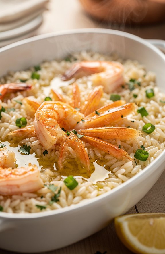 one pan lemon butter shrimp