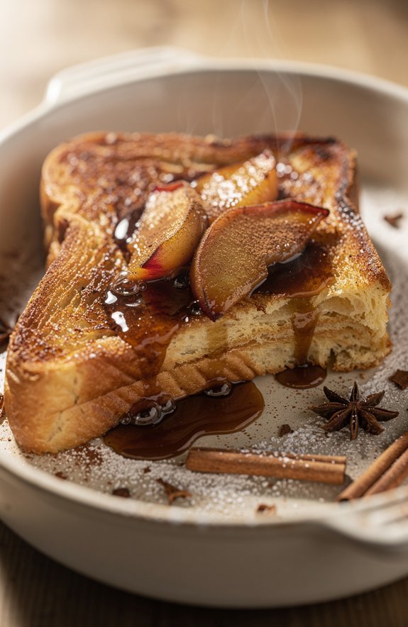 overnight apple french toast