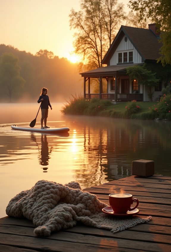 paddleboarding balance freedom growth