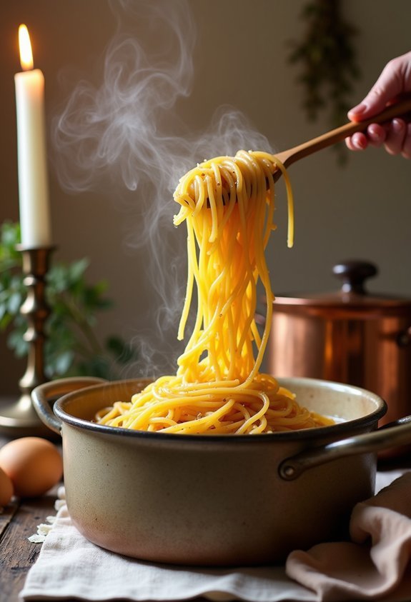 pasta water enhances sauce