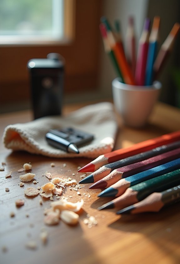 pencil care and maintenance