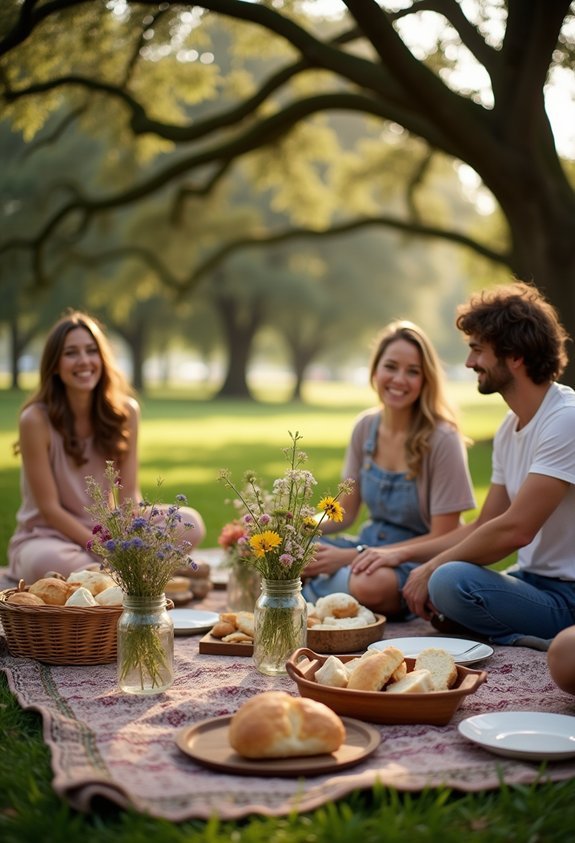 potluck picnic gathering joy
