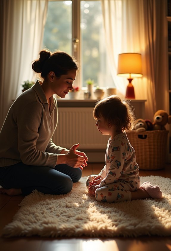 predictable calming bedtime routine