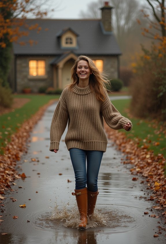 puddle jumping for joy