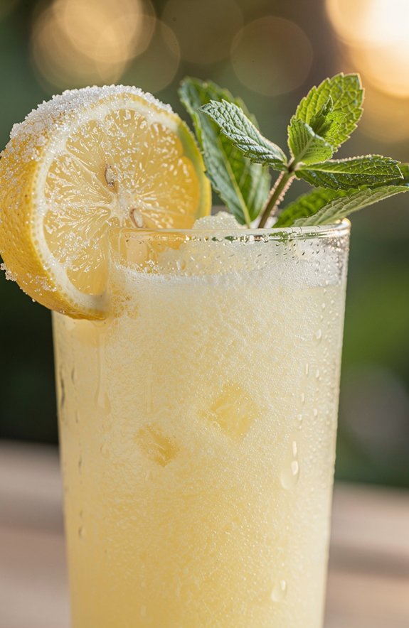 refreshing lemon mint cooler