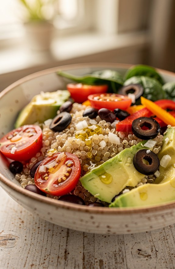 refreshing summer quinoa salad