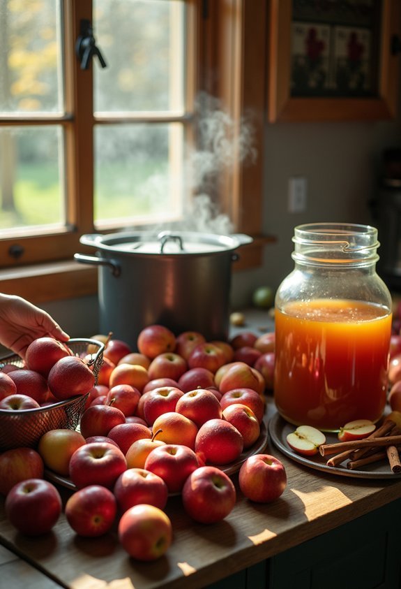 rich apple cider flavors